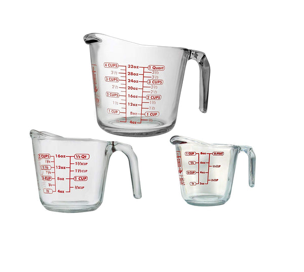 Glass Measuring Cup Set